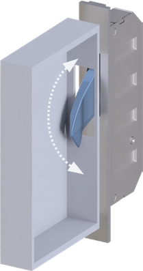 Esquema del gancho de la Winkhaus hookLock M2