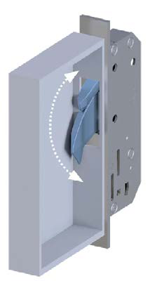 Diagram of the Winkhaus autoLock AV4 hook bolt locking automatically