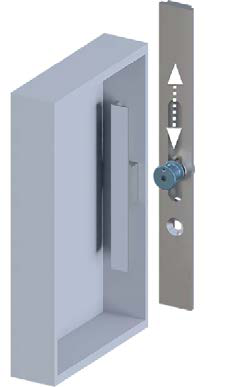 Diagram of the Winkhaus easyLock R4 eccentric roller
